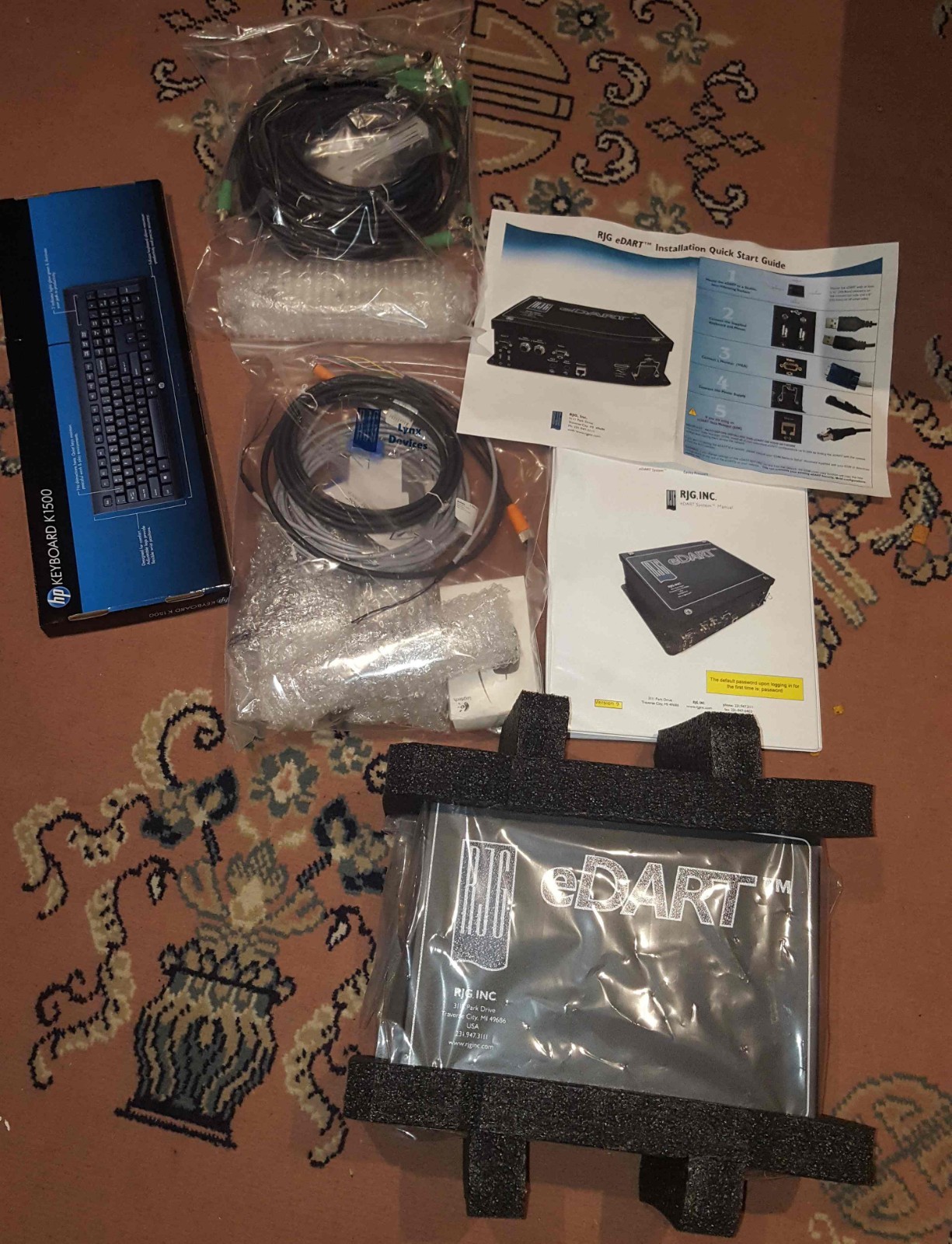 RJG EDART FOR INJECTION MOLDING MACHINES. NEW IN BOX