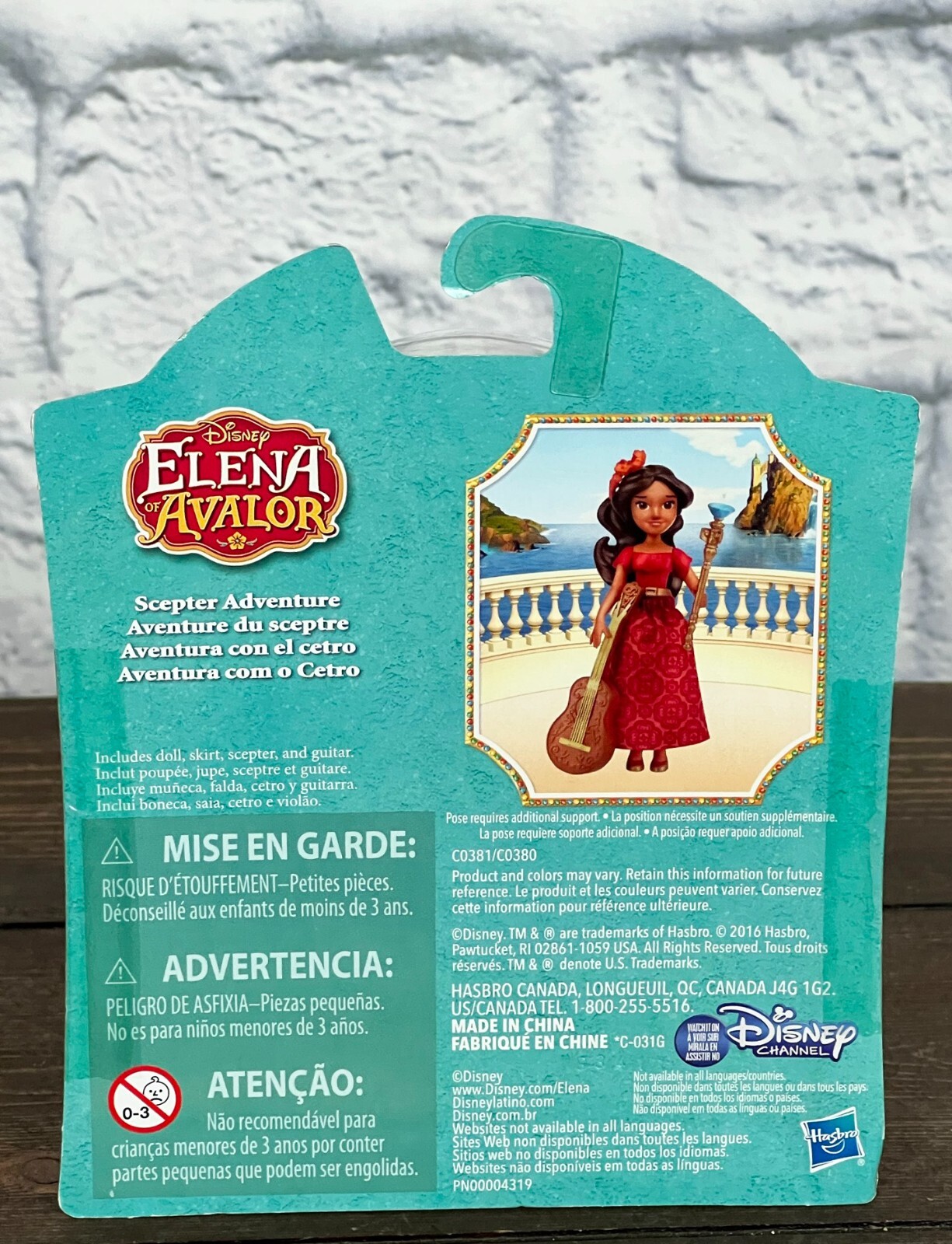 Disney Elena Avalor &ndash; Scepter Adventure 4&rdquo; Action Figure Doll by Hasbro - New