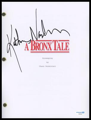 Kathrine Narducci ''A Bronx Tale'' AUTOGRAPH Signed Full Script Screenplay ACOA