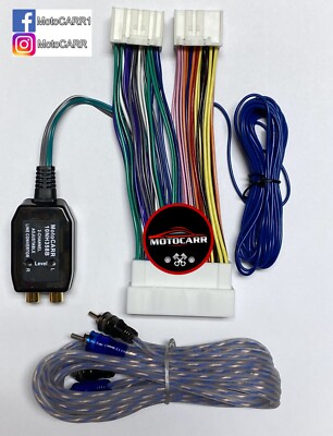 2 Channel LOC Hyundai Kia 2017-2023 Add a Sub Amp Adapter Interface Harness Conv