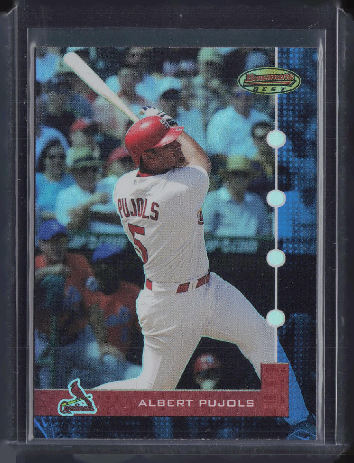 2005 Bowman's Best Blue Refractor #28 Albert Pujols /499