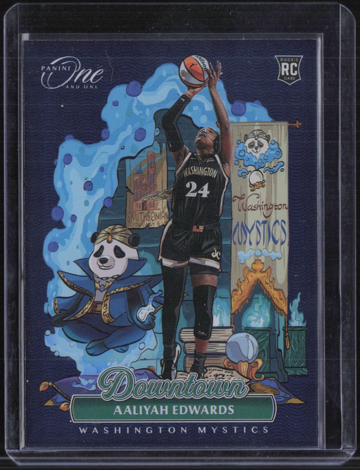 2024 Panini One And One Instant Downtown #10 Aaliyah Edwards RC Rookie