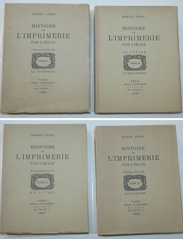 Audin: Histoire De L’Imprimerie Par L’Image - 1928