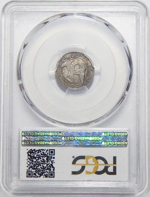 1795 PCGS XF45 LM-8 FLOWING HAIR HALF DIME