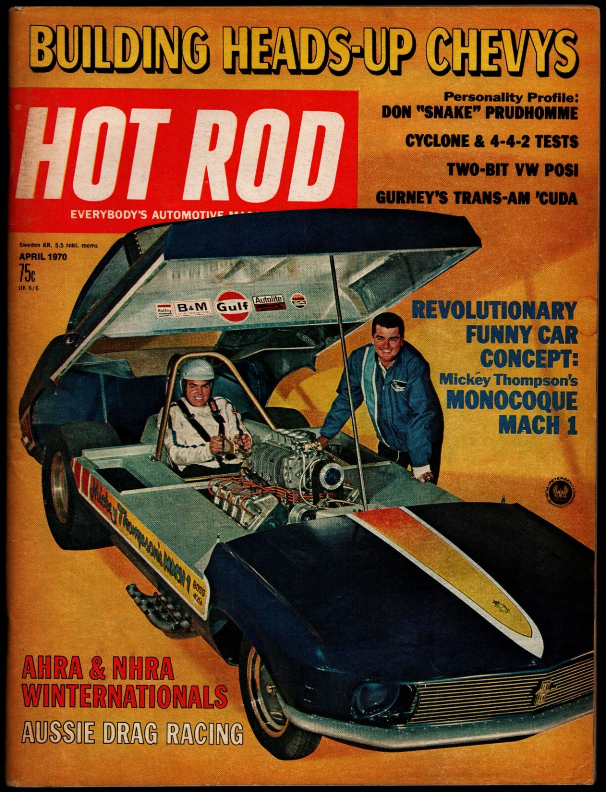 【Hot Rod】　ヴィンテージマガジン　1970年代 Hot Rod | May 1970 at Wolfgang's
