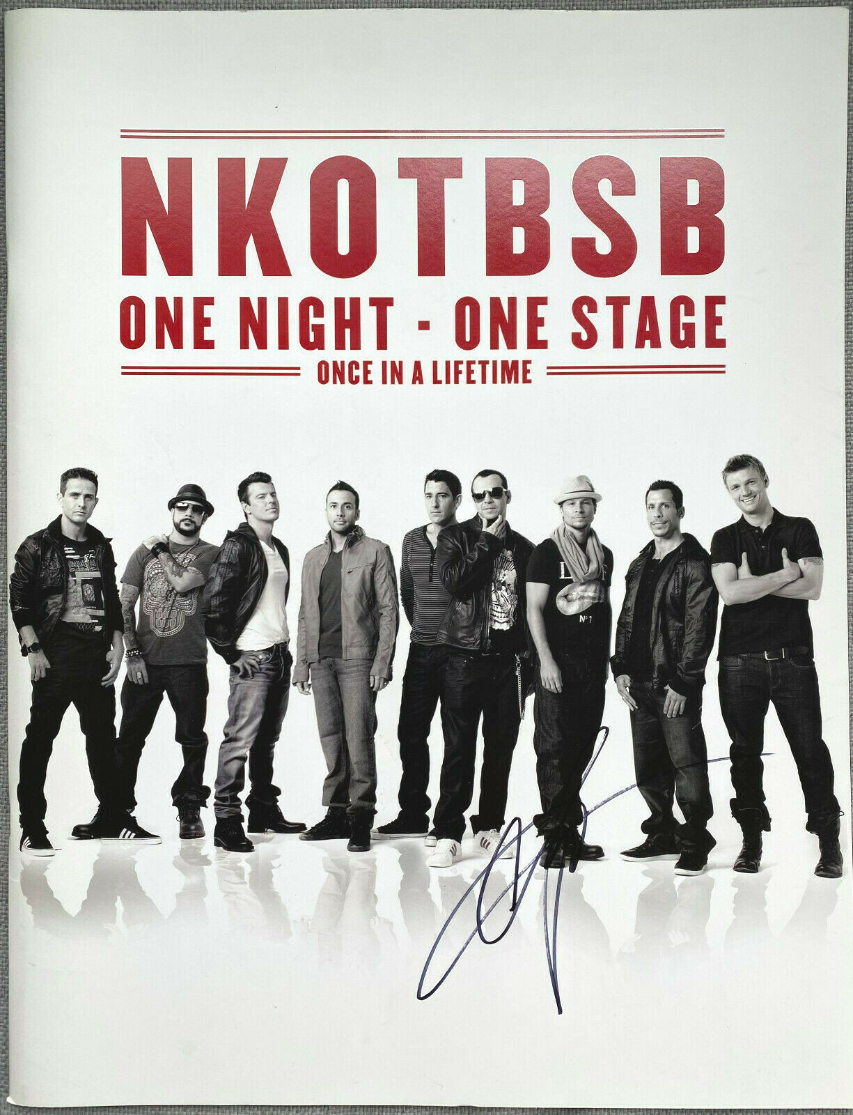 Nick Carter Signed IP New Kids On The Block Backstreet Boys