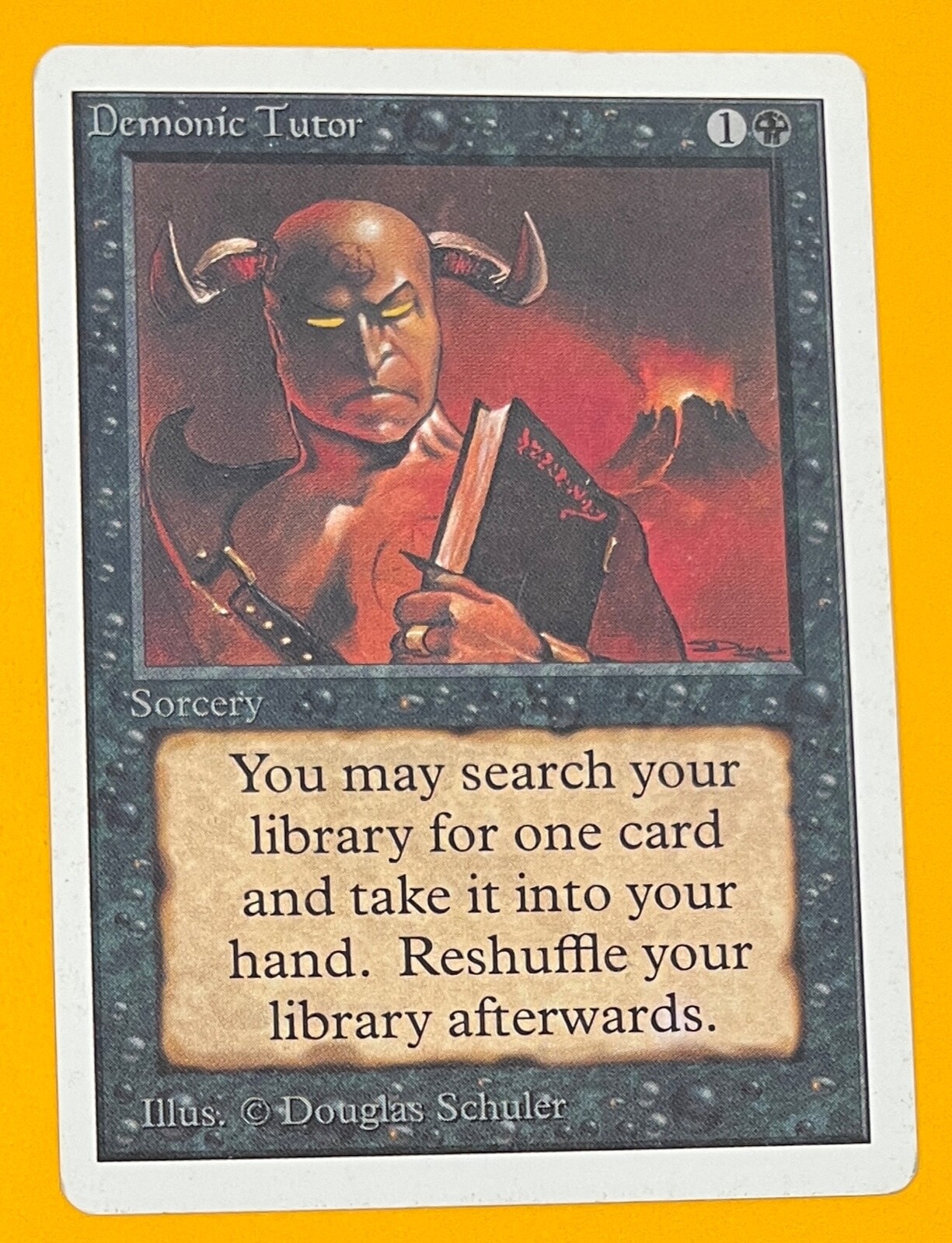 マジック：ザ・ギャザリング Demonic Tutor Beta MTG Magic MTG - Demonic Tutor - Beta - PLAYED - EN | eBay