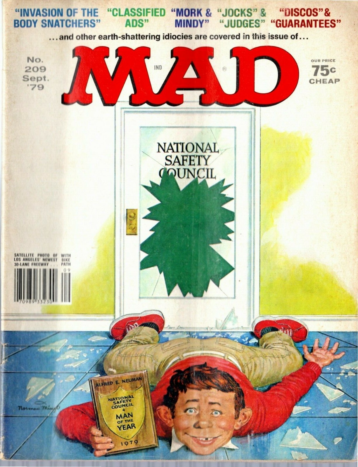 1979 (Sept.) Mad Magazine, #209, Alfred E. Neuman Nat'l