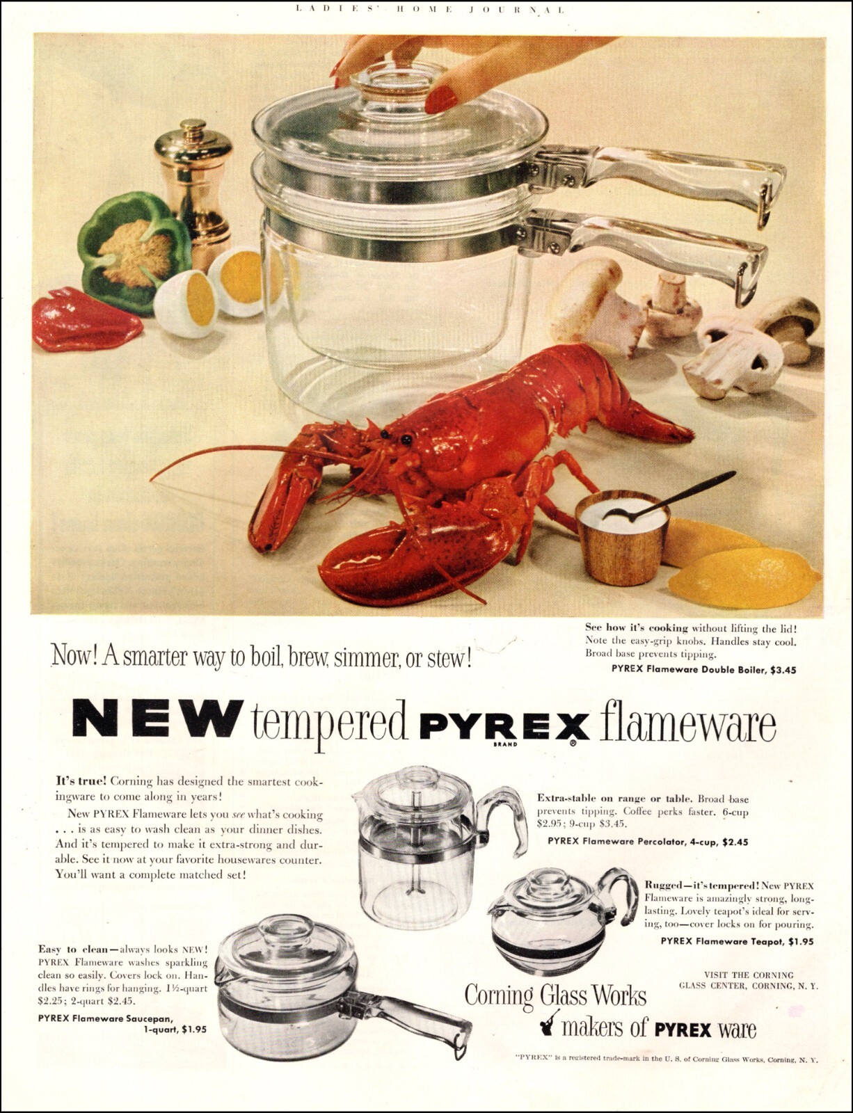 OLD PYREX FLAMEWARE 3個セット Set of 3 Vintage pyrex flameware