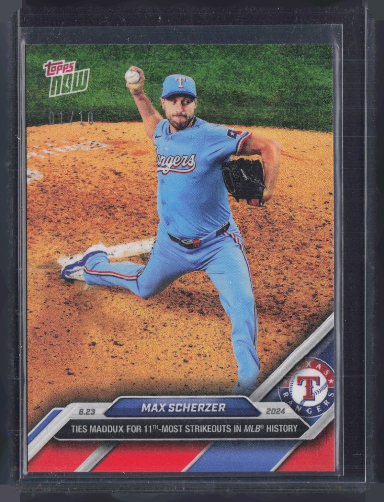2024 Topps Now Baseball #335 Max Scherzer 1/10