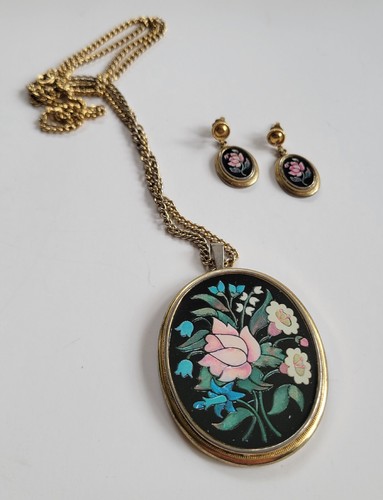 アクセサリー VINTAGE SEVEN SEAS NECKLACE &EARRING SET 61HPFinM7jL._UY300_.jpg