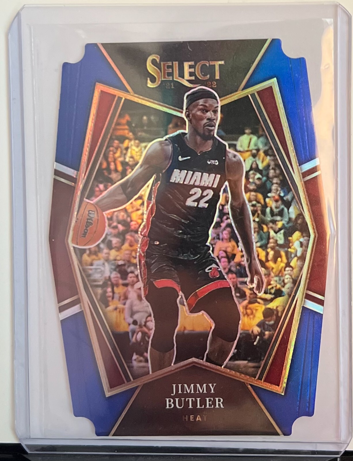 その他 2021-2022 Select Jimmy Butler 1 of 5 2021-22 Panini Select Jimmy Butler Premier Level Blue Die