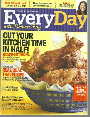 Everyday with Rachael Ray May 2012 Healthy Fried Chicken 3 Ways NEW UNREAD