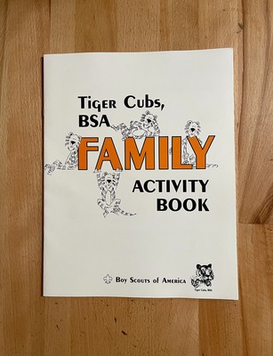 1992 Tiger Cubs, BSA Family Activity Book Search, Discover, Share