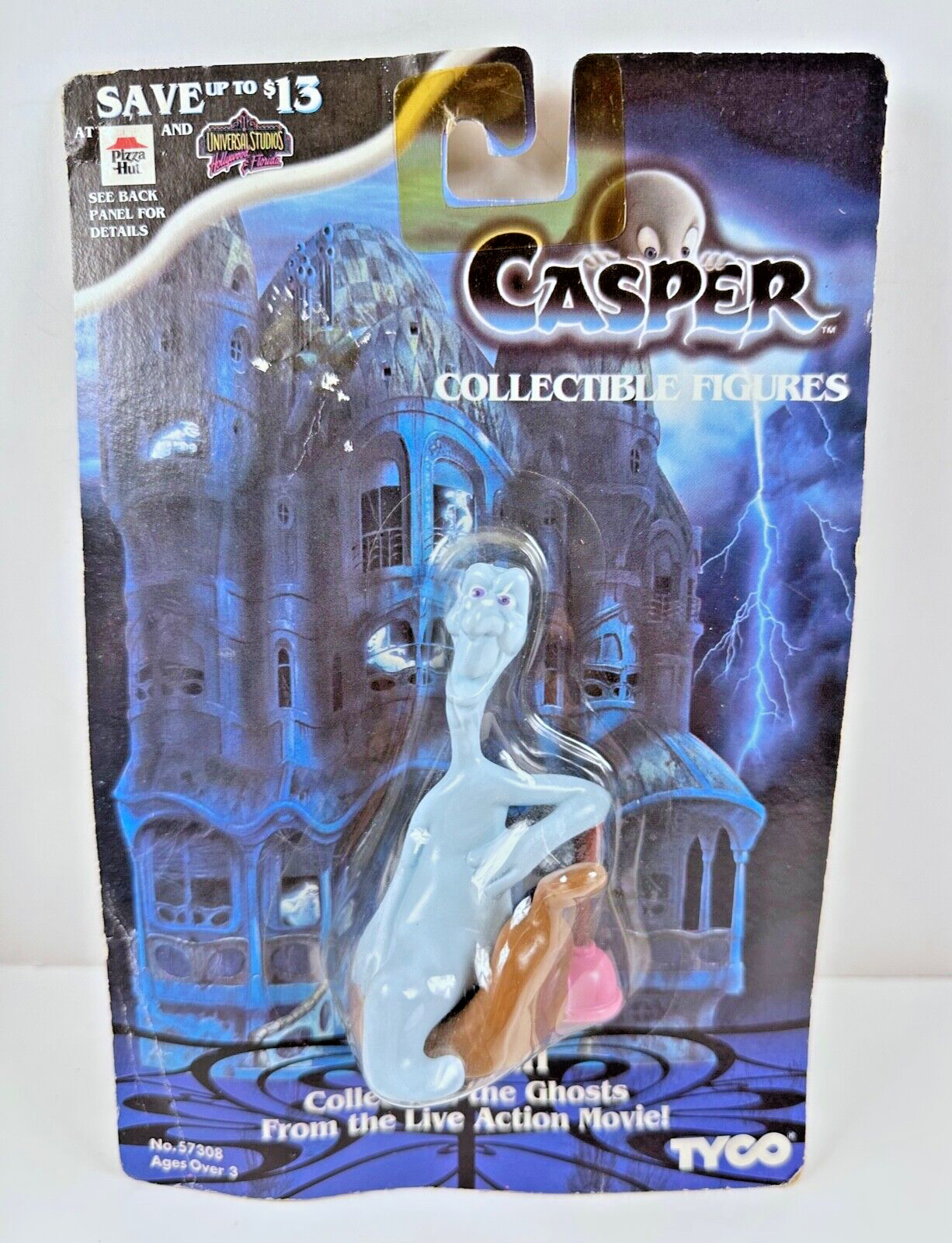 Vintage 1995 Tyco Casper Ghost STRETCH SADDLE Figure #57308