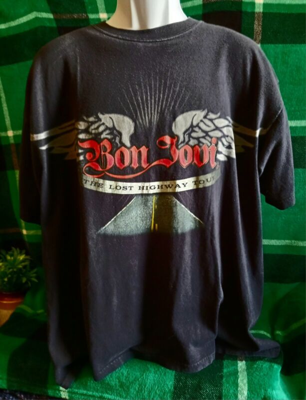 Bon Jovi 2008 The Lost Highway Tour Concert Shirt Xxl