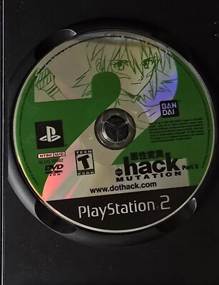 .hack MUTATION dot hack Part 2 PlayStation 2 PS2 - Disc Only - Tested, Working