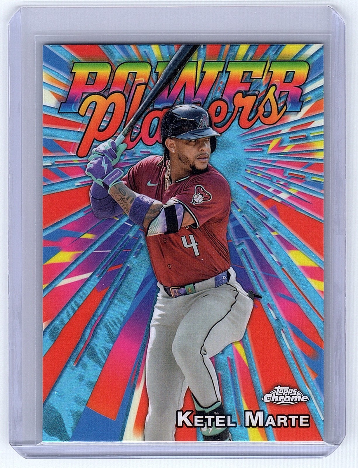 2025 Topps Chrome Ketel Marte Power Players Arizona