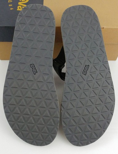 Teva Universal Slide Sandals Mens 14  EU 48,5 Shoes Gray Leather Hiking New