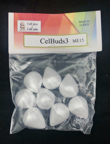 CelCrafts Cel Buds Polystyrene Cone Moulds for Sugarcraft 24mm 48 pcs