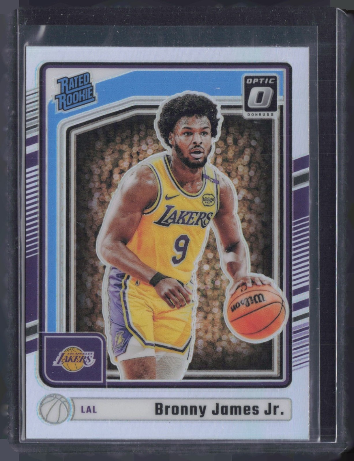 2024 Panini Donruss Optic Holo #282 Bronny James Jr RC Rookie