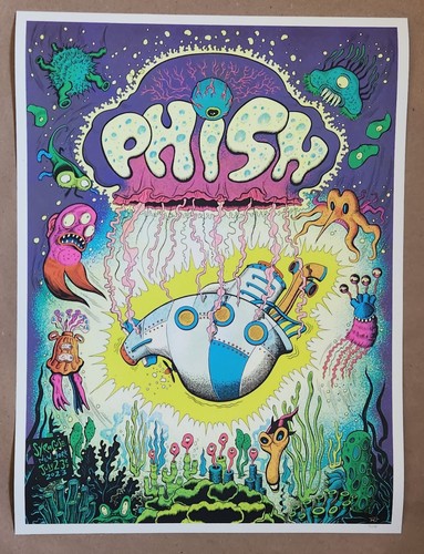 phish ポスター Phish Poster The Gorge 2021 Silkscreen Official X/100 SIGNED