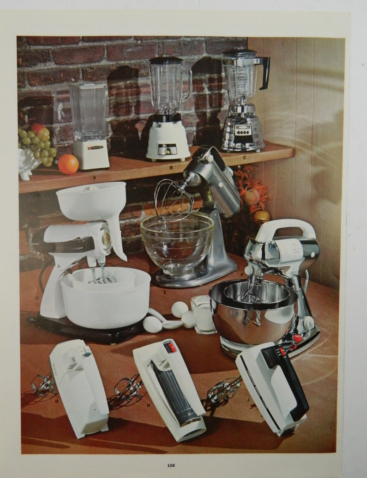 1960's Catalog Paper Advertisement Ad Kitchen Applciances Mixers Blender Toaster