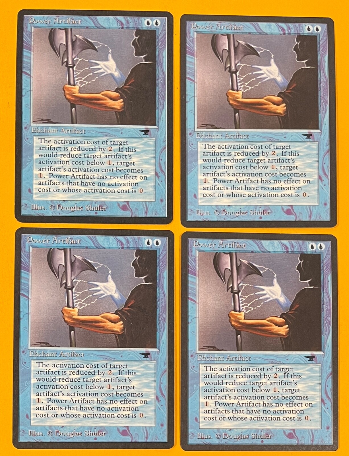 MTG POWER ARTIFACT (x 4) Antiquities (OldManMTG 007-048) | eBay