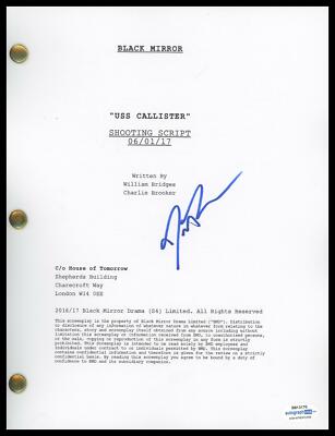 Jesse Plemons ''Black Mirror'' AUTOGRAPH Signed 'USS Callister' Episode Script