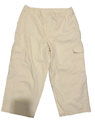 Women's Ladies Cargo Pants Universal Thread Sz 17 Beige/Tan Wide Leg NWOT