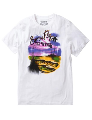 

Мужская футболка Born Fly White Vay-K, Белый