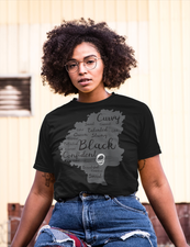 Download Strong Black Woman Afro Word Art Natural Hair Melanin ...