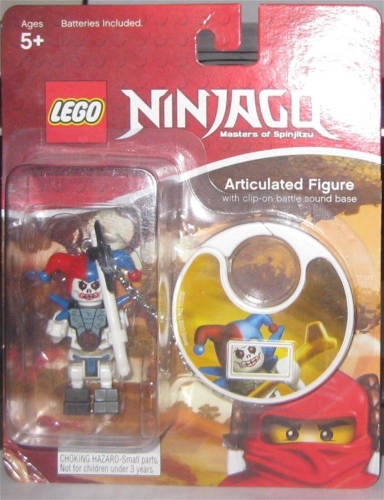 LEGO NINJAGO ARTICULATED FIGURE KRAZI WITH CLIP-ON SOUND
