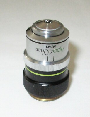 Olympus HI Apo40 40x Microscope Objective With Iris - Nice !!!