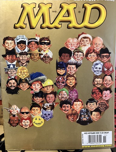 その他 Mad Magazine Issue # 423 November 2002 MAD MAGAZINE 423 NOV 2002 50TH ANNIVERSARY ISSUE | eBay