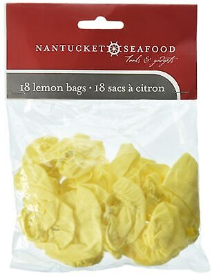 Nantucket Seafood Set of 18 Lemon Bags