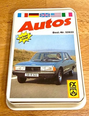 Quartett Autos  Schmid, 52622,  sehr guter Zustand  - 1976