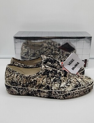 MoMA X Vans Jackson Pollock Authentic Sneakers Shoes Men's Size 5 Women 6.5