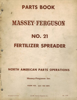 Manuals Books Fertilizer Spreader