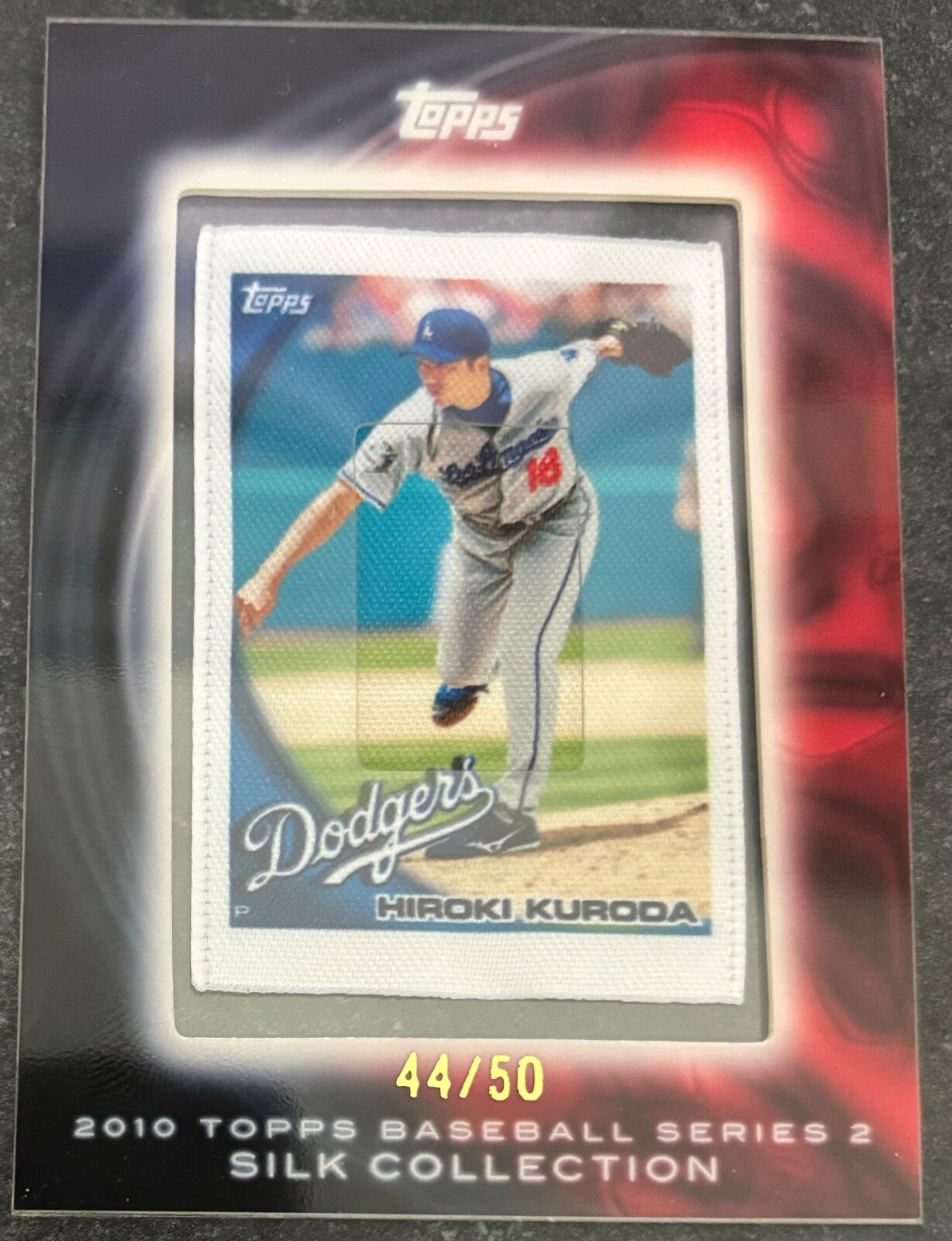 2010 Topps Silk Collection HIROKI KURODA Framed MINI SP #d