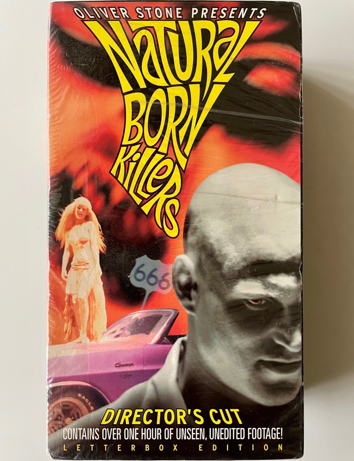 SEALED Vtg 90s NATURAL BORN KILLERS Movie VHS 2-Tape