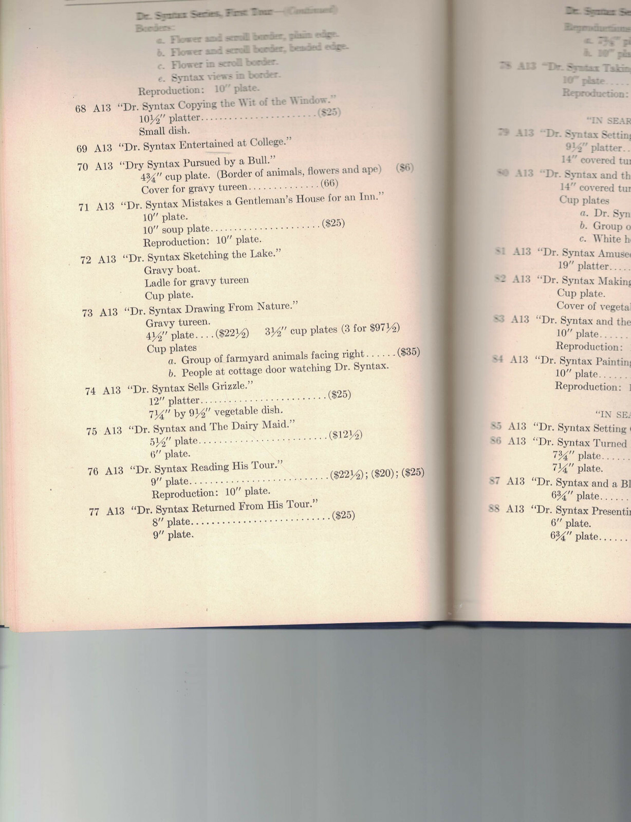 The Standard Catalogue of Anglo-American China 1810-1850 Laidacker, 1938 HC
