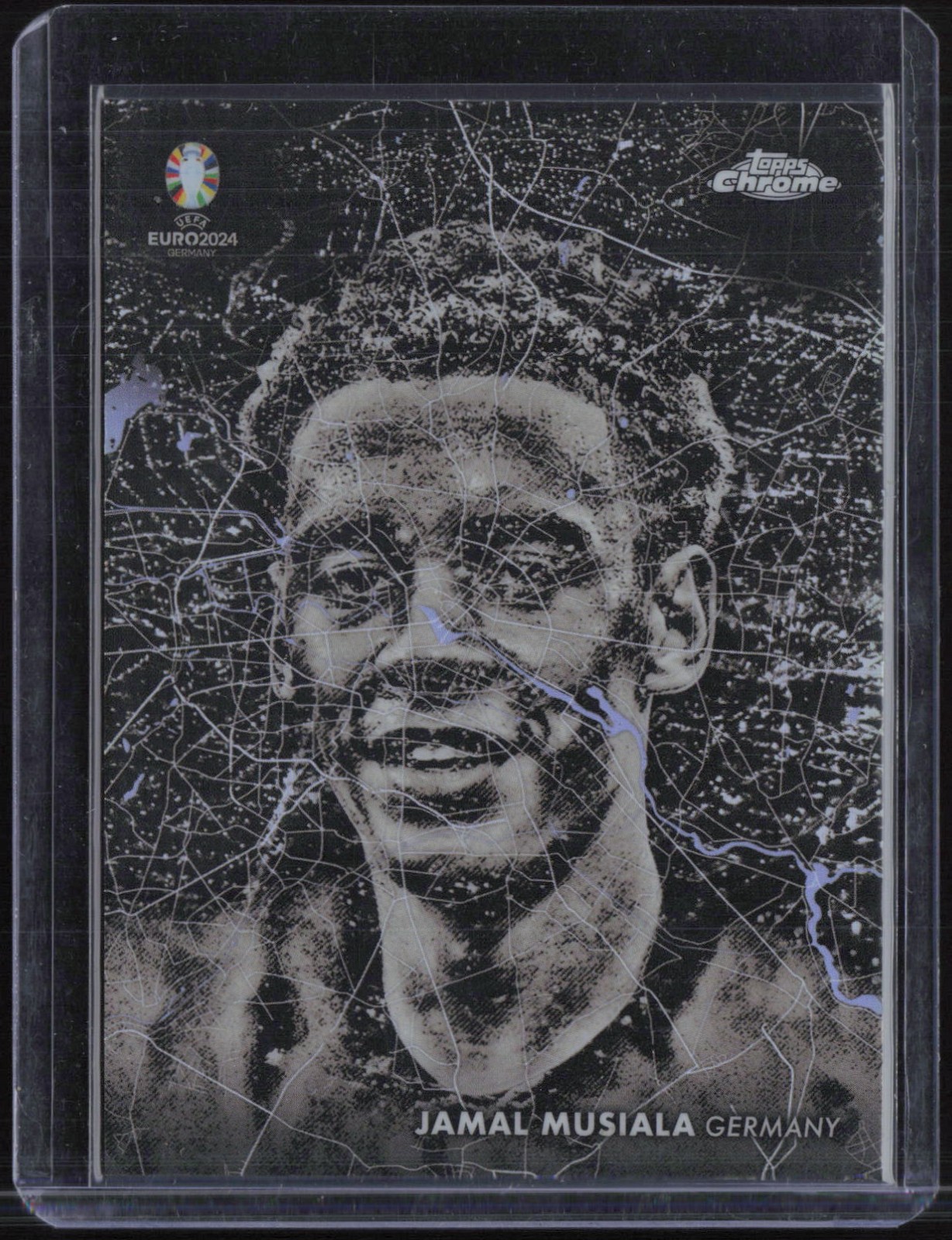 2024 Topps Chrome UEFA Berlin At Night #BN3 Jamal Musiala