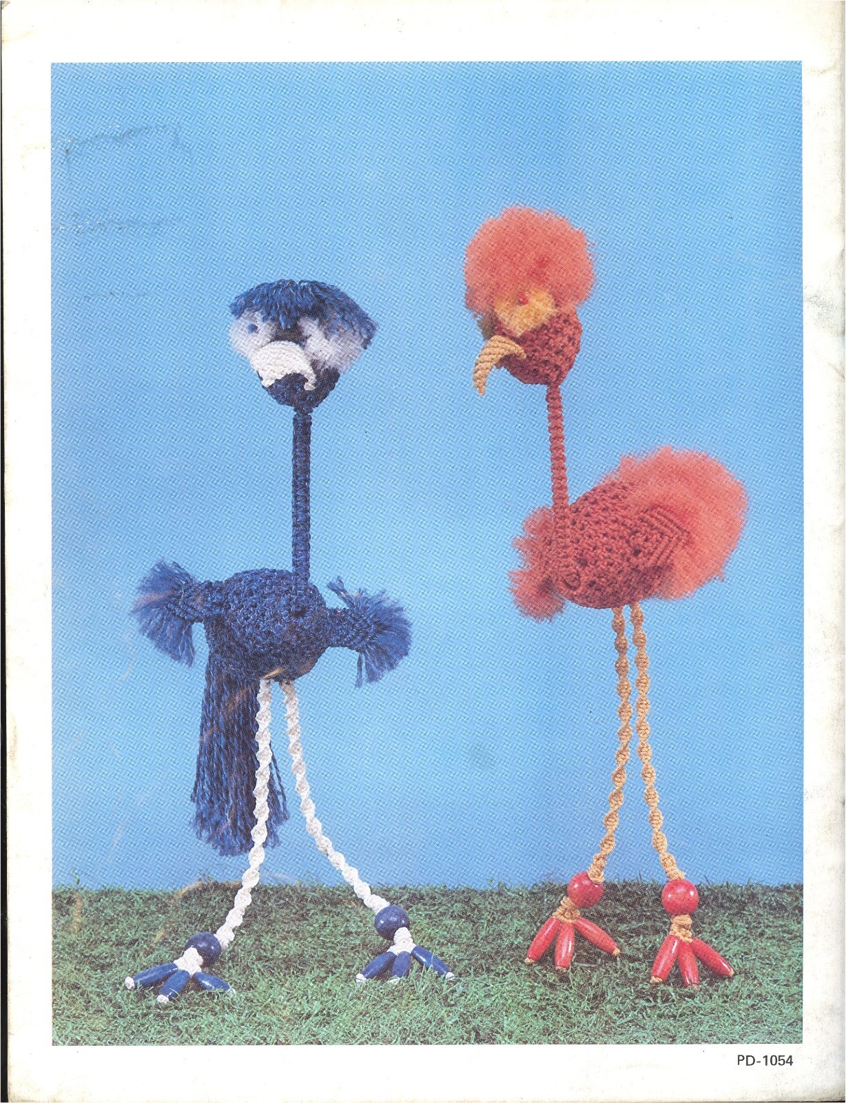 Macrame is for the Birds Bird Puppets Clock Ornaments Towel Rack Patterns