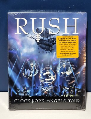 NEW In Shrink ~ RUSH Clockwork Angels Tour ~ 2 DVD Set ~ 2013