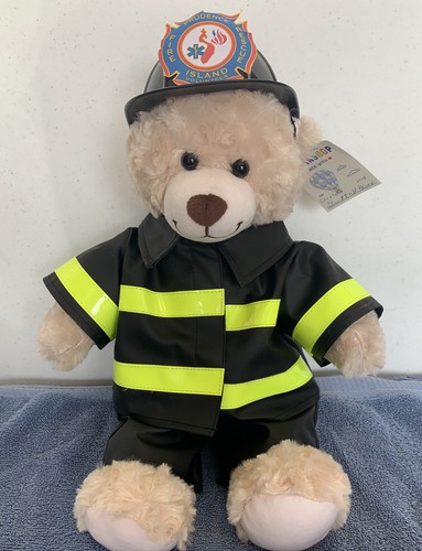Build a Bear Happy Hugs Teddy with Firefighter outfit | eBay