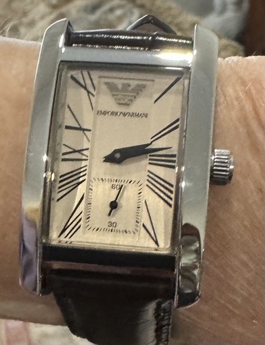 EMPORIO ARMANI レディース 腕時計 AR-0155 NEW EMPORIO ARMANI WOMENS WATCH AR0155 CLASSIC BEIGE DIAL