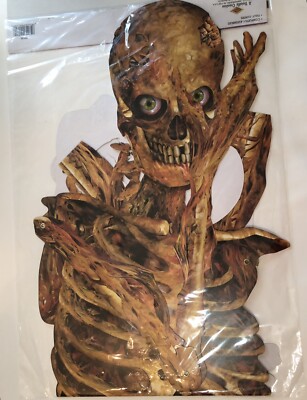 Beistle Jointed Skeleton Cut Out Creepy 6 Ft Halloween Skeleton Life Size