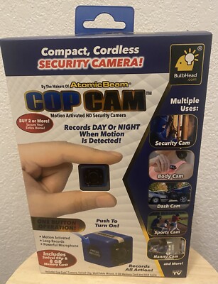 COP CAM COMPACT, CORDLESS SECURITY CAMERA