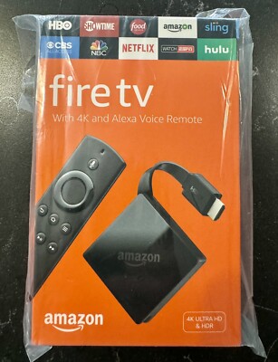 Amazon Fire TV 4K & HDR Media Player - Black
